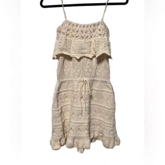 Vintage Havana Crochet  MiniDress (Size L) - Picture 2 of 7